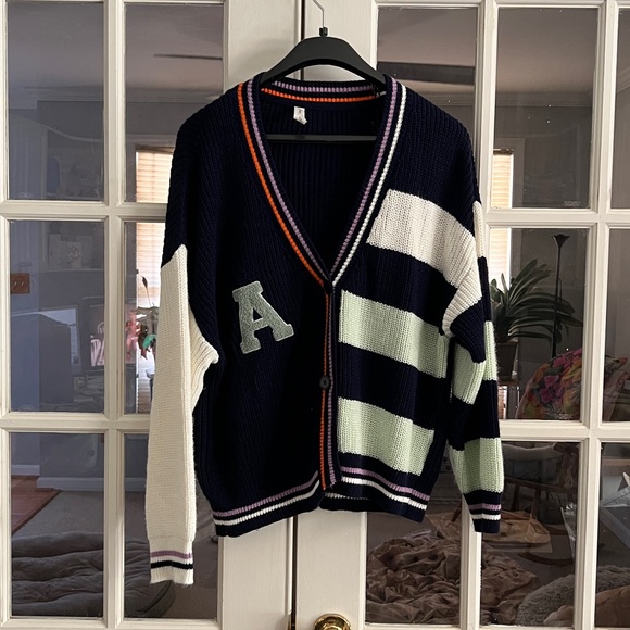 Daily Practice by Anthropologie Letter Sweater Cardigan - Picture 5 of 7